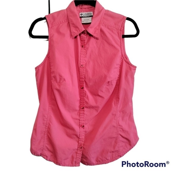 Columbia pink sleeveless top Medium - Picture 1 of 5